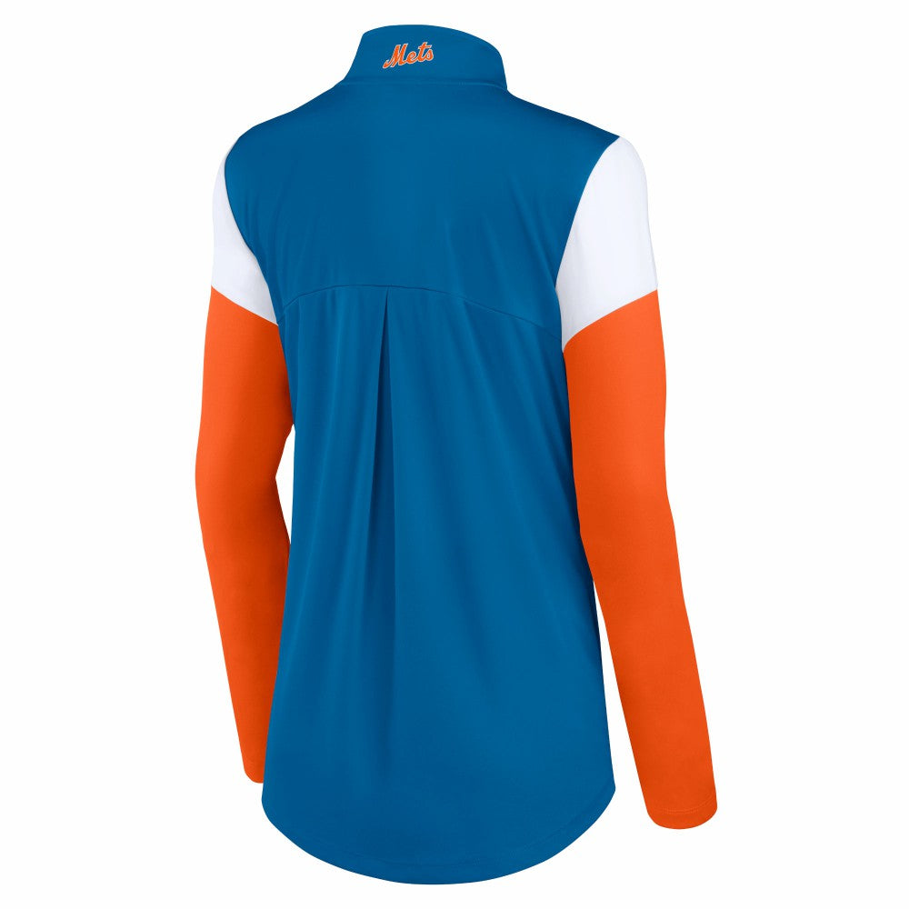 New York Mets Fanatics Women's Authentic Fleece Quarter-Zip Jacket | MLB US