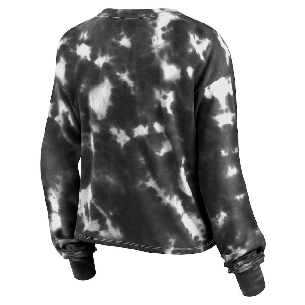 Chicago White Sox Fanatics Women's Tie-Dye V-Neck Pullover Cropped Tee | MLB Sale