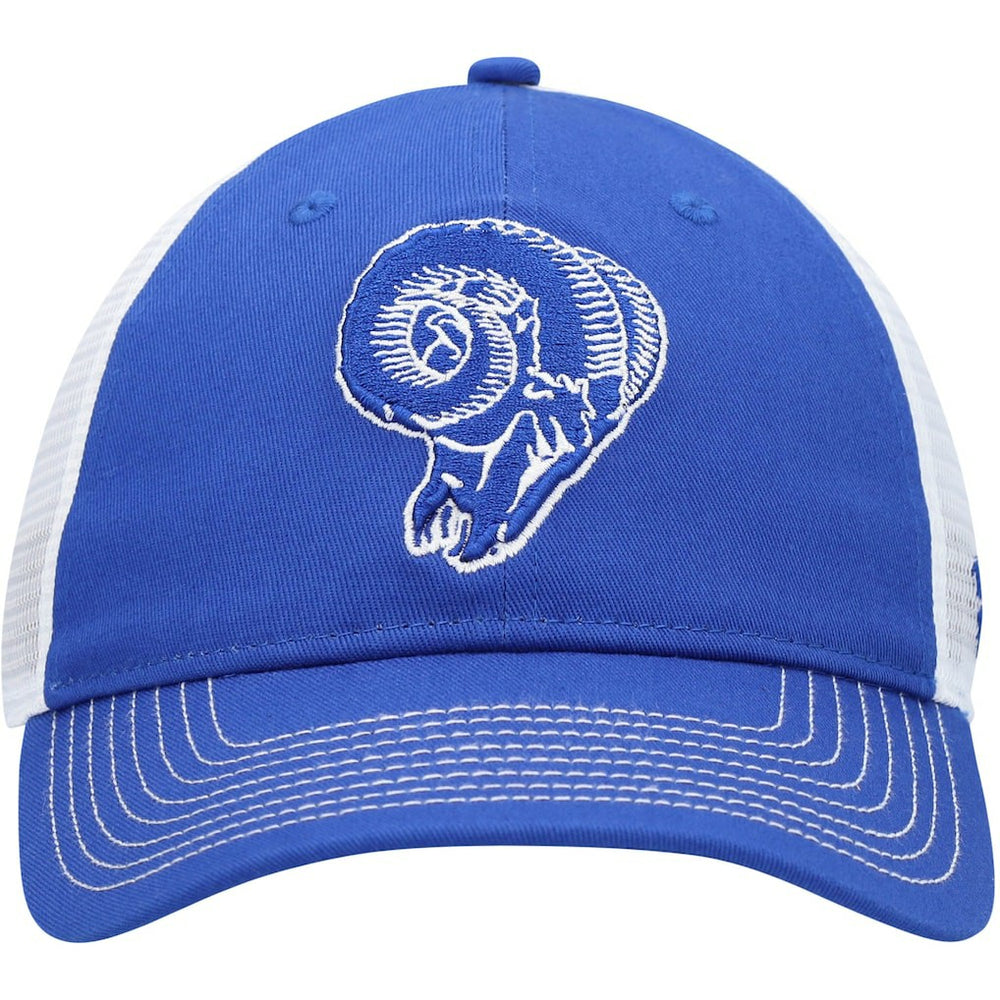 Los Angeles Rams Fanatics Fundamental Vintage Trucker Unstructured Adjustable Hat