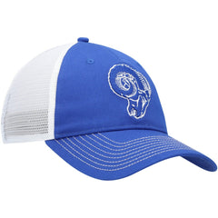 Los Angeles Rams Fanatics Fundamental Vintage Trucker Unstructured Adjustable Hat