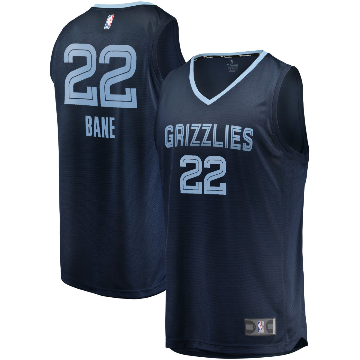 Desmond Bane Memphis Grizzlies 2020 NBA Draft First Round Pick Fast Break Replica Jersey Navy On Sale