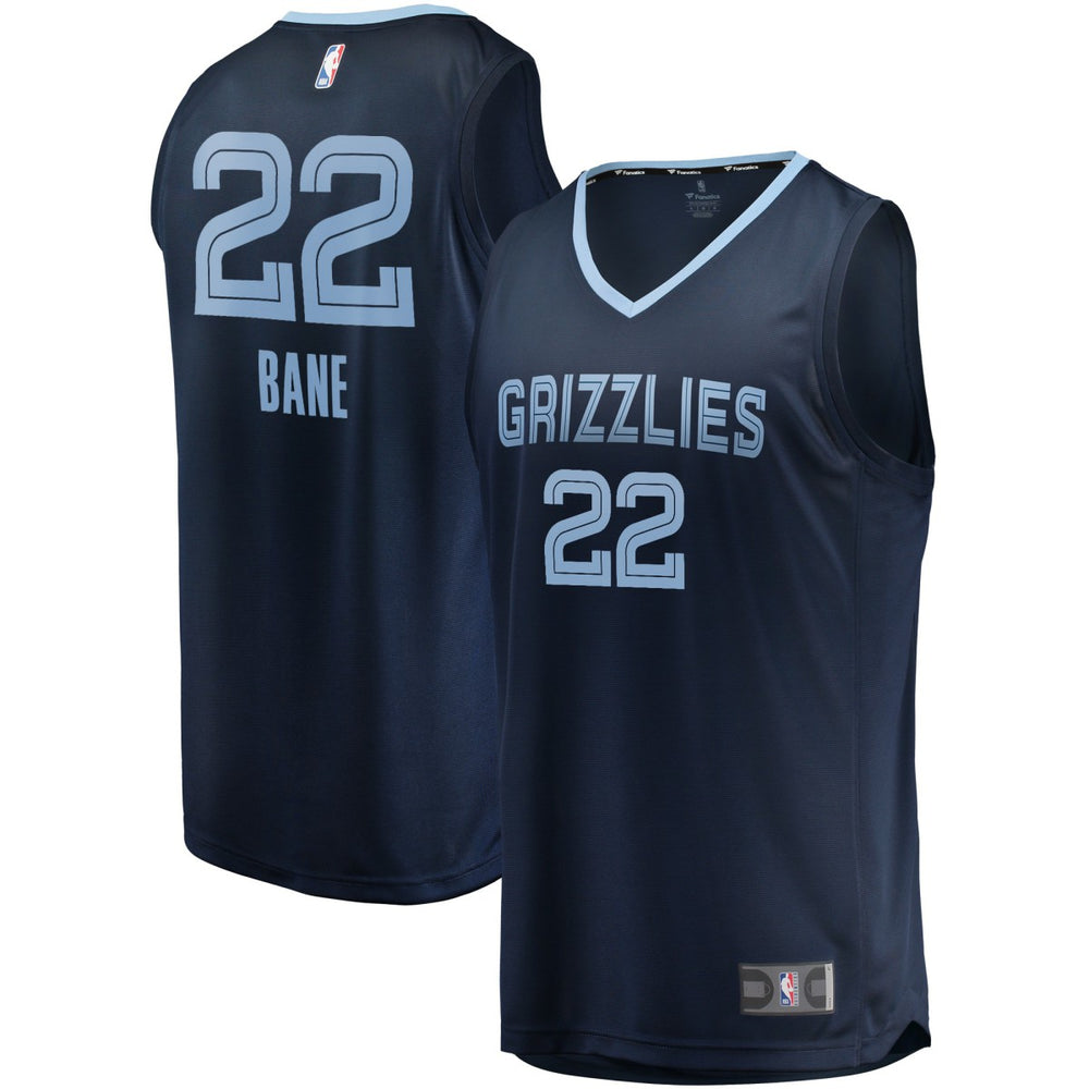 Desmond Bane Memphis Grizzlies 2020 NBA Draft First Round Pick Fast Break Replica Jersey Navy On Sale