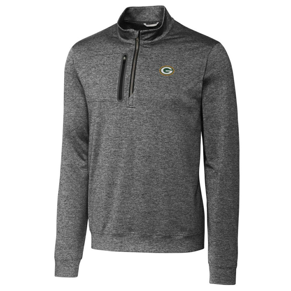 Green Bay Packers  Cutter & Buck Stealth Quarter-Zip Jacket