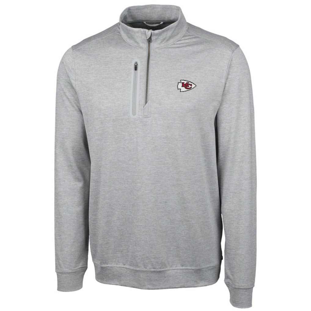 Kansas City Chiefs  Cutter & Buck Stealth Quarter-Zip Jacket