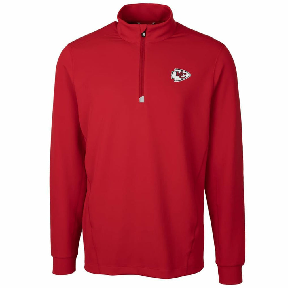 Kansas City Chiefs  Cutter & Buck Traverse Quarter-Zip Pullover Jacket