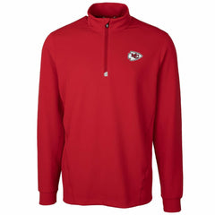 Kansas City Chiefs  Cutter & Buck Traverse Quarter-Zip Pullover Jacket