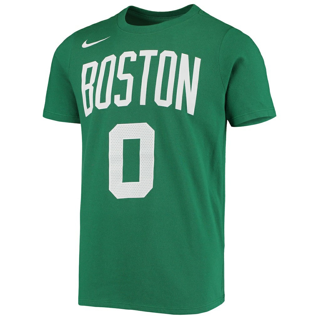 Jayson Tatum Boston Celtics Youth Logo Name & Number Performance T-Shirt Online