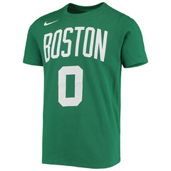 Jayson Tatum Boston Celtics Youth Logo Name & Number Performance T-Shirt Online