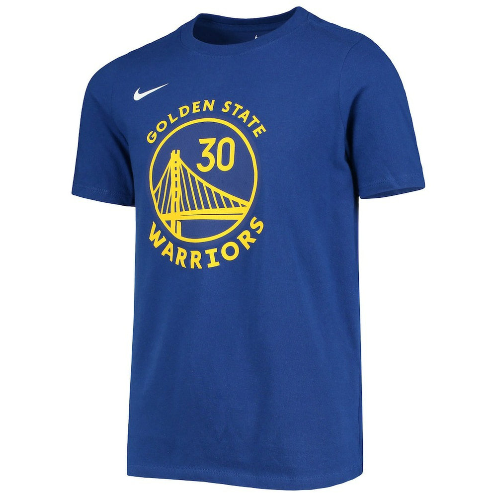 Stephen Curry Golden State Warriors Youth Logo Name & Number Performance T-Shirt sale On Sale