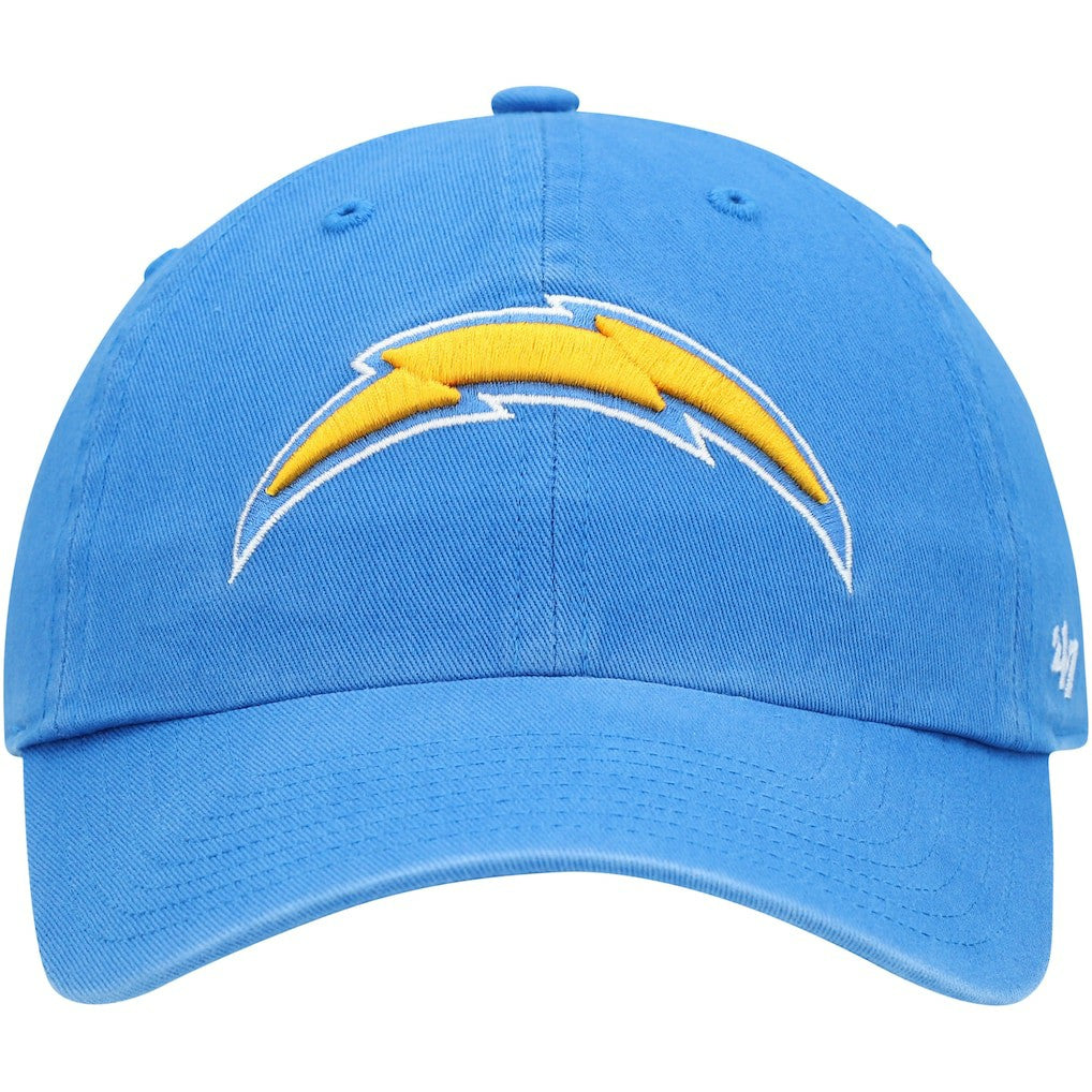 Los Angeles Chargers 47 brand '47 Clean Up Primary Logo Adjustable Hat
