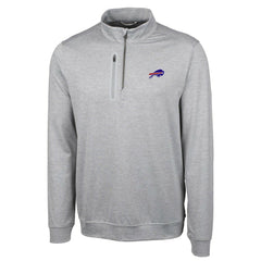 Buffalo Bills  Cutter & Buck Big & Tall Stealth DryTec Quarter-Zip Pullover Jacket