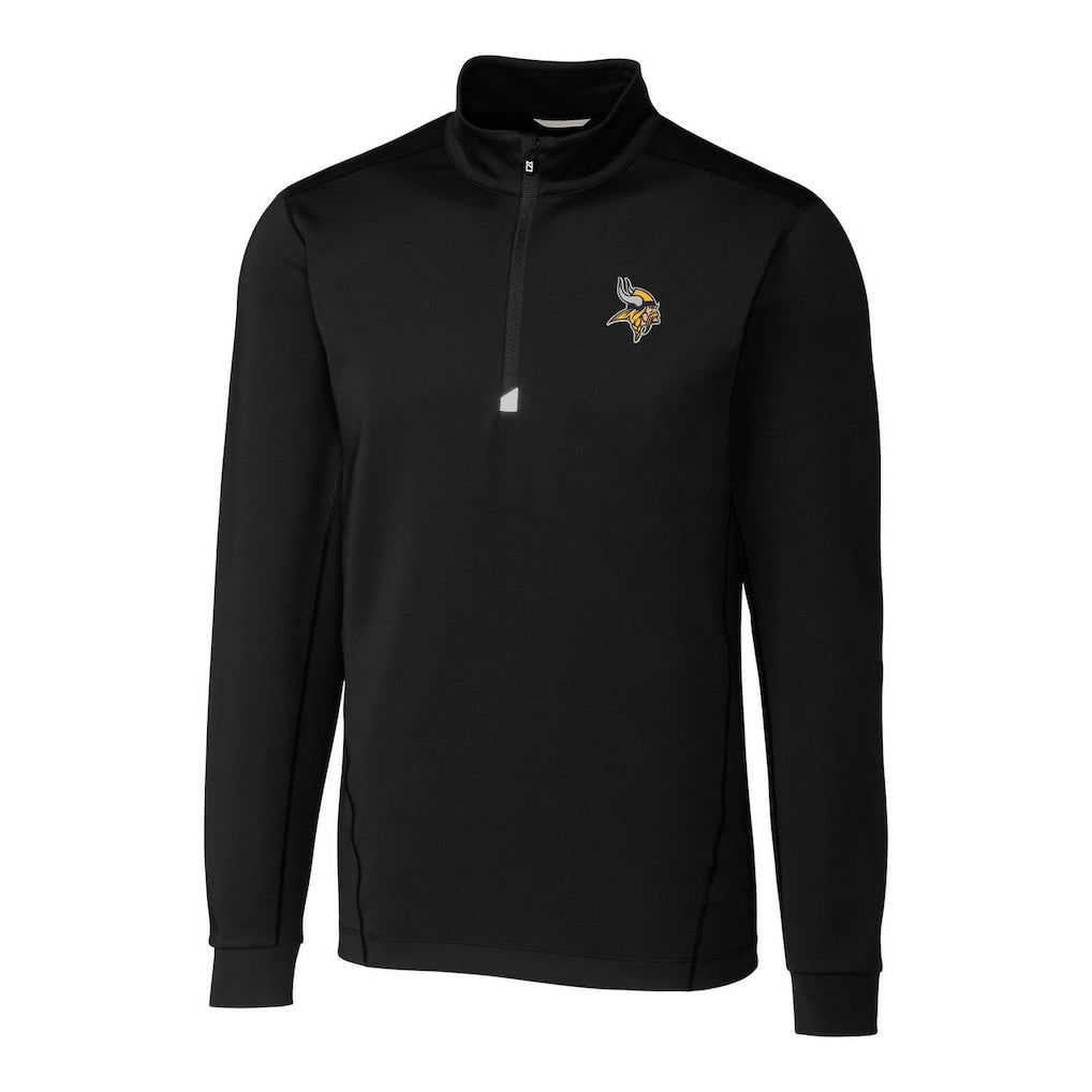 Minnesota Vikings  Cutter & Buck Big & Tall Traverse Quarter-Zip Pullover Jacket