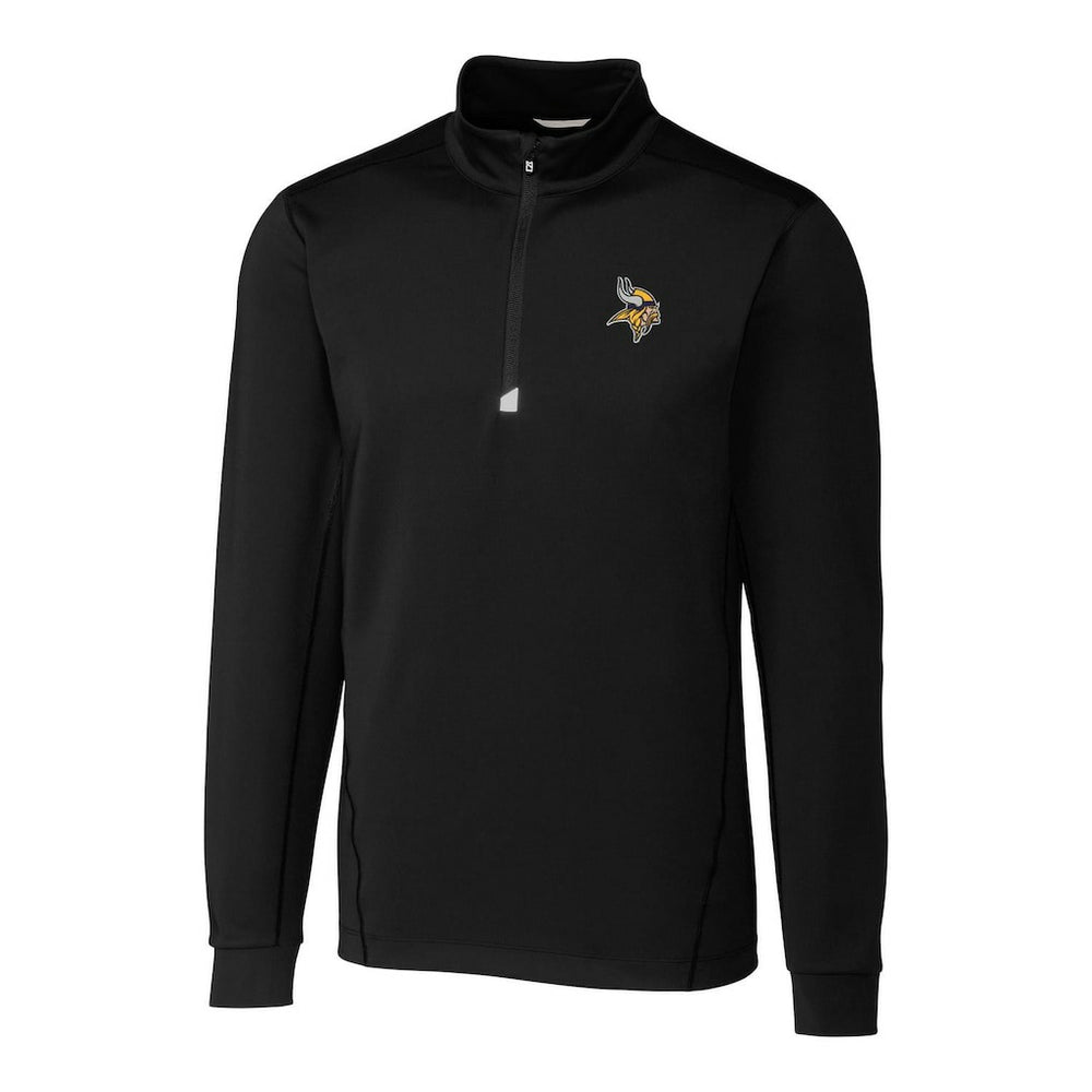 Minnesota Vikings  Cutter & Buck Big & Tall Traverse Quarter-Zip Pullover Jacket