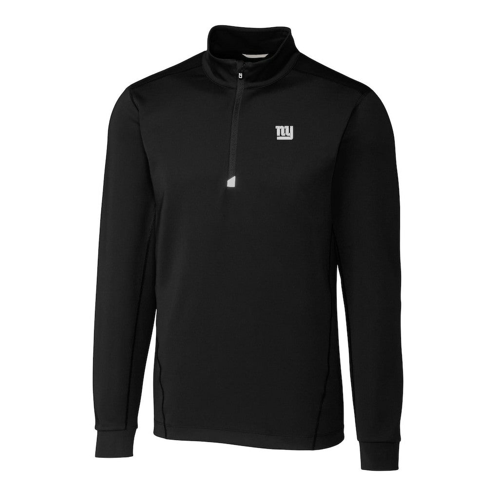 New York Giants  Cutter & Buck Big & Tall Traverse Quarter-Zip Pullover Jacket