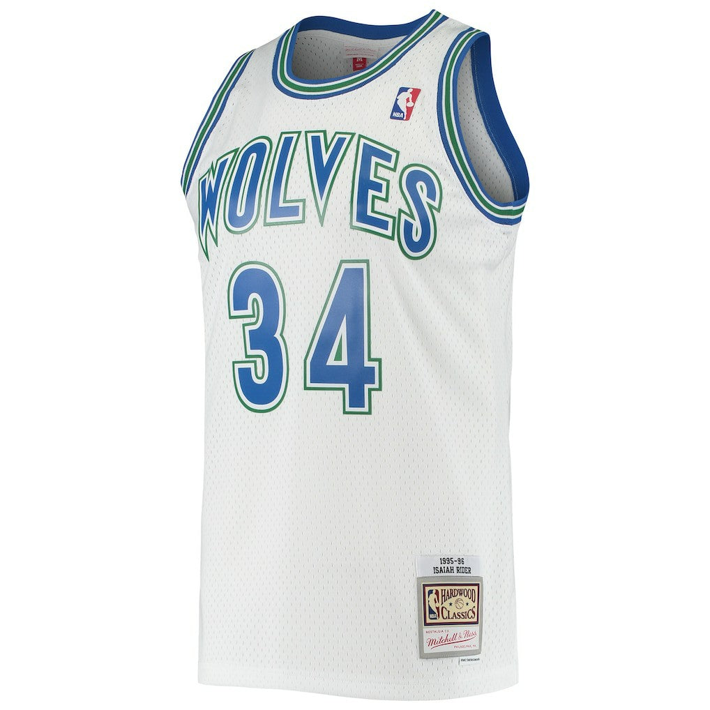 Isaiah Rider Minnesota Timberwolves 1995/96 Hardwood Classics Swingman Jersey Online