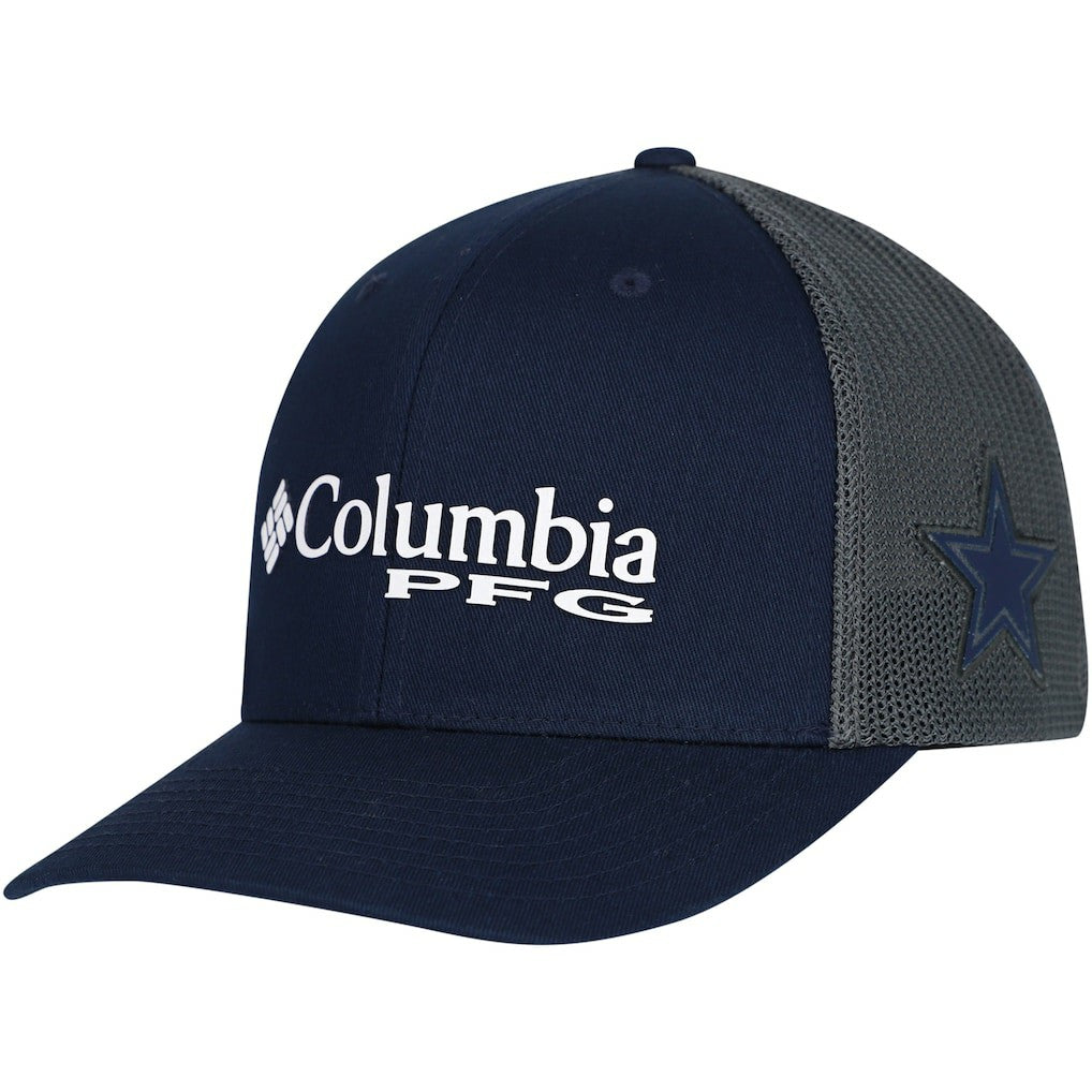 Dallas Cowboys Columbia PFG Mesh Snapback Hat