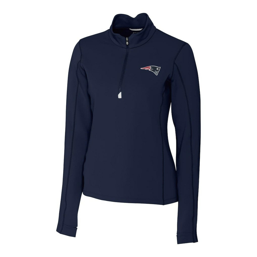 New England Patriots  Cutter & Buck Women's Traverse Half-Zip Pullover Jacket