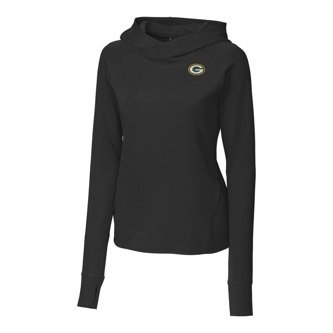 Green Bay Packers  Cutter & Buck Women's Traverse Pullover Hoodie