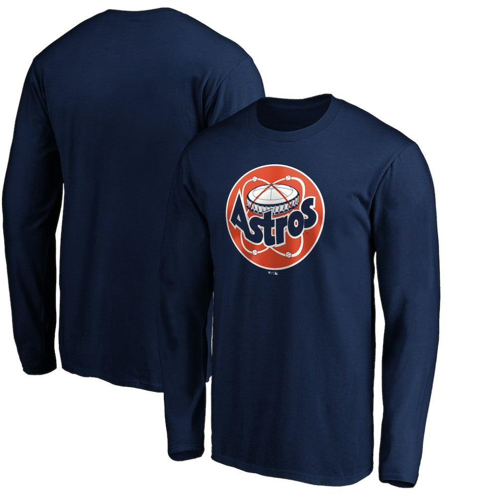 Houston Astros Cooperstown Collection Huntington Logo Long Sleeve T-Shirt | MLB Shop