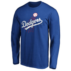 Los Angeles Dodgers Cooperstown Collection Huntington Logo Long Sleeve T-Shirt | MLB Online