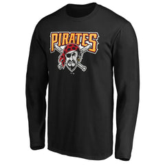 Pittsburgh Pirates Cooperstown Collection Huntington Logo Long Sleeve T-Shirt | MLB Outlet