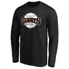 San Francisco Giants Cooperstown Collection Huntington Logo Long Sleeve T-Shirt | MLB Outlet