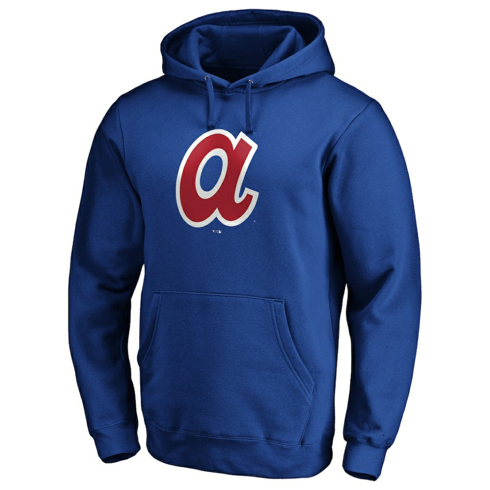 Atlanta Braves Cooperstown Collection Huntington Logo Fitted Pullover Hoodie | MLB Outlet