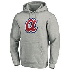 Atlanta Braves Cooperstown Collection Huntington Logo Fitted Pullover Hoodie | MLB Shop