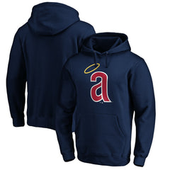 California Angels Cooperstown Collection Huntington Logo Fitted Pullover Hoodie | MLB Discount