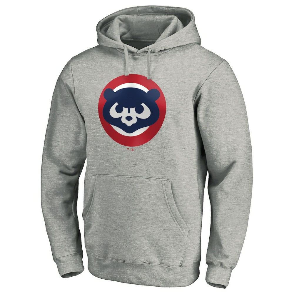 Chicago Cubs Cooperstown Collection Huntington Logo Fitted Pullover Hoodie | MLB Near me