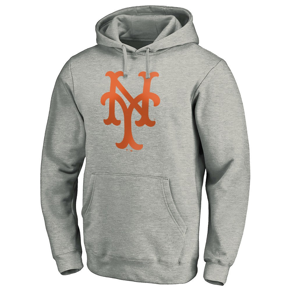 New York Mets Cooperstown Collection Huntington Logo Fitted Pullover Hoodie | MLB Shop