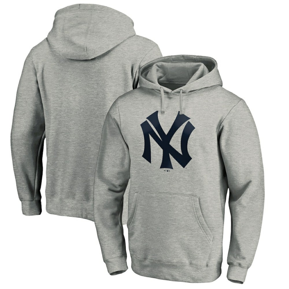 New York Yankees Cooperstown Collection Huntington Logo Fitted Pullover Hoodie | MLB For sale