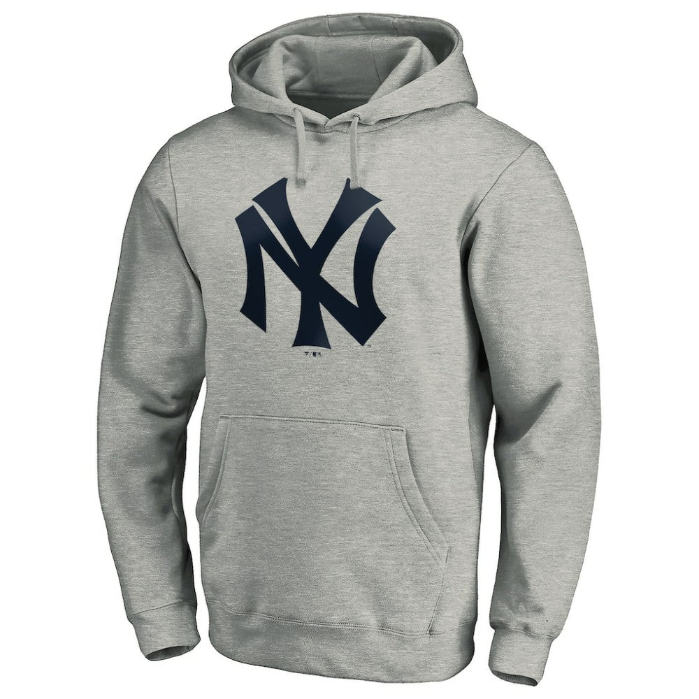 New York Yankees Cooperstown Collection Huntington Logo Fitted Pullover Hoodie | MLB For sale