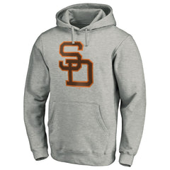 San Diego Padres Cooperstown Collection Huntington Logo Fitted Pullover Hoodie | MLB On Sale