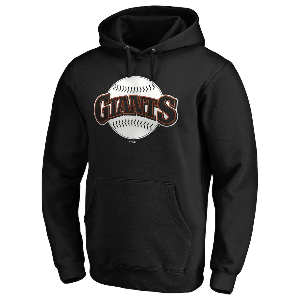 San Francisco Giants Cooperstown Collection Huntington Logo Fitted Pullover Hoodie | MLB US