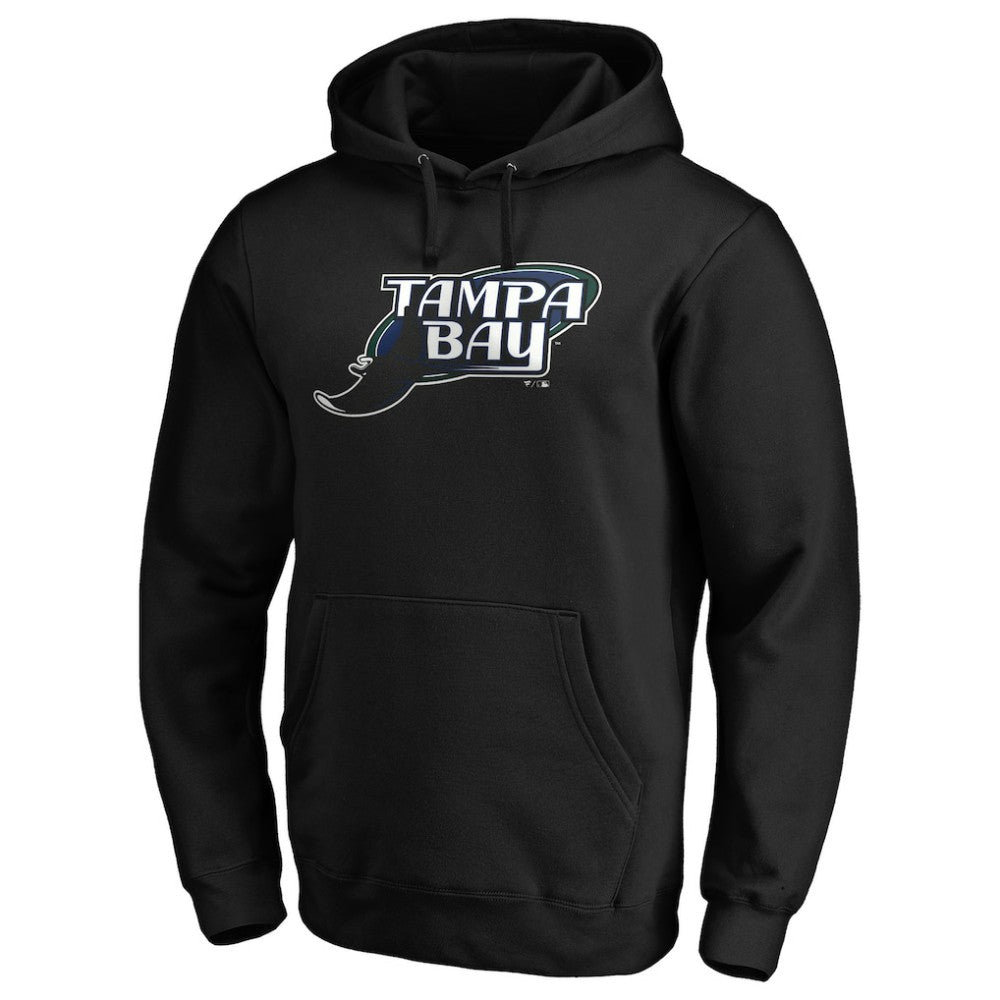 Tampa Bay Rays Cooperstown Collection Huntington Logo Fitted Pullover Hoodie | MLB Near me