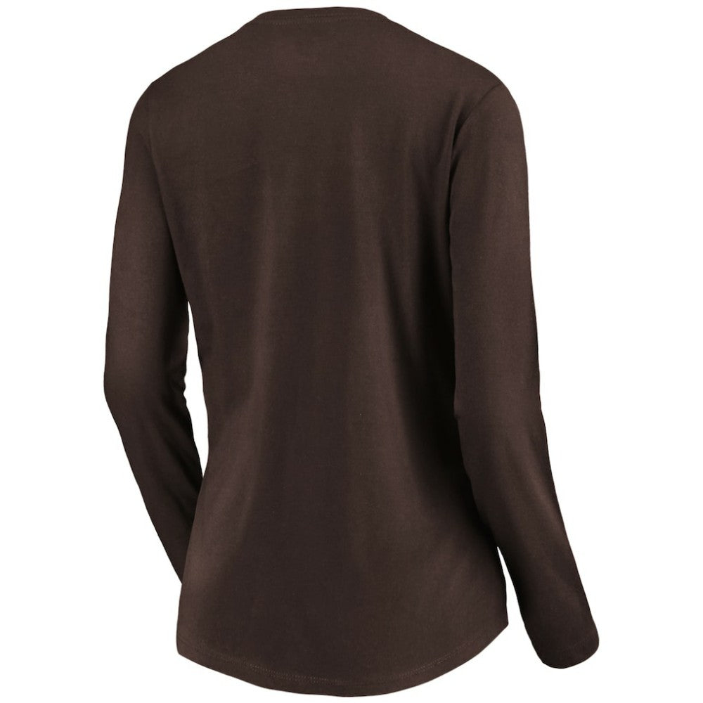 San Diego Padres Women's Core Distressed Team Long Sleeve T-Shirt | MLB Discount