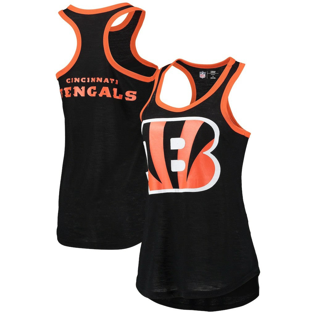 Cincinnati Bengals  G-III 4Her by Carl Banks Women's Tater Burnout Tank Top