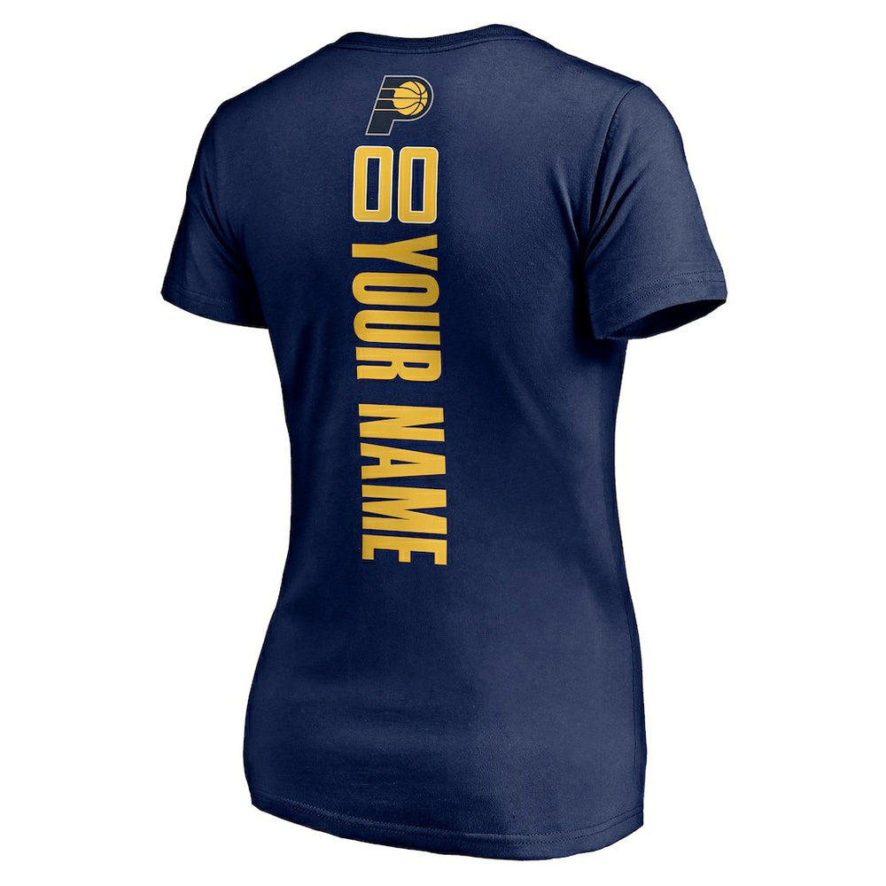 Indiana Pacers Women's Playmaker Personalized Name & Number V-Neck T-Shirt For Sale