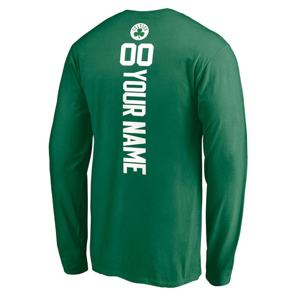 Boston Celtics Playmaker Personalized Name & Number Long Sleeve T-Shirt Discount