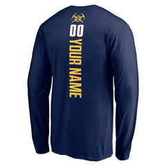 Denver Nuggets Playmaker Personalized Name & Number Long Sleeve T-Shirt sale Discount