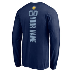 Memphis Grizzlies Playmaker Personalized Name & Number Long Sleeve T-Shirt On Sale