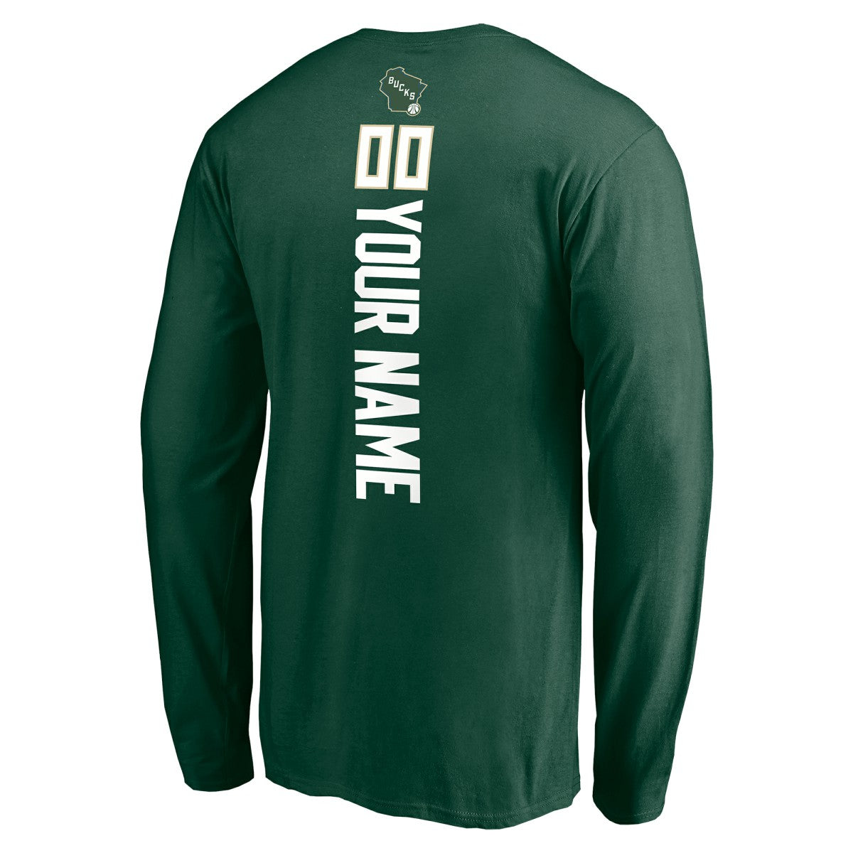 Milwaukee Bucks Playmaker Personalized Name & Number Long Sleeve T-Shirt Outlet