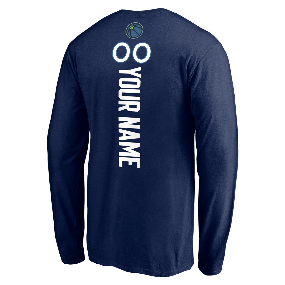 Minnesota Timberwolves Playmaker Personalized Name & Number Long Sleeve T-Shirt Discount