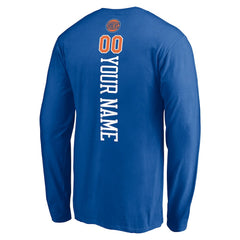 New York Knicks Playmaker Personalized Name & Number Long Sleeve T-Shirt Discount