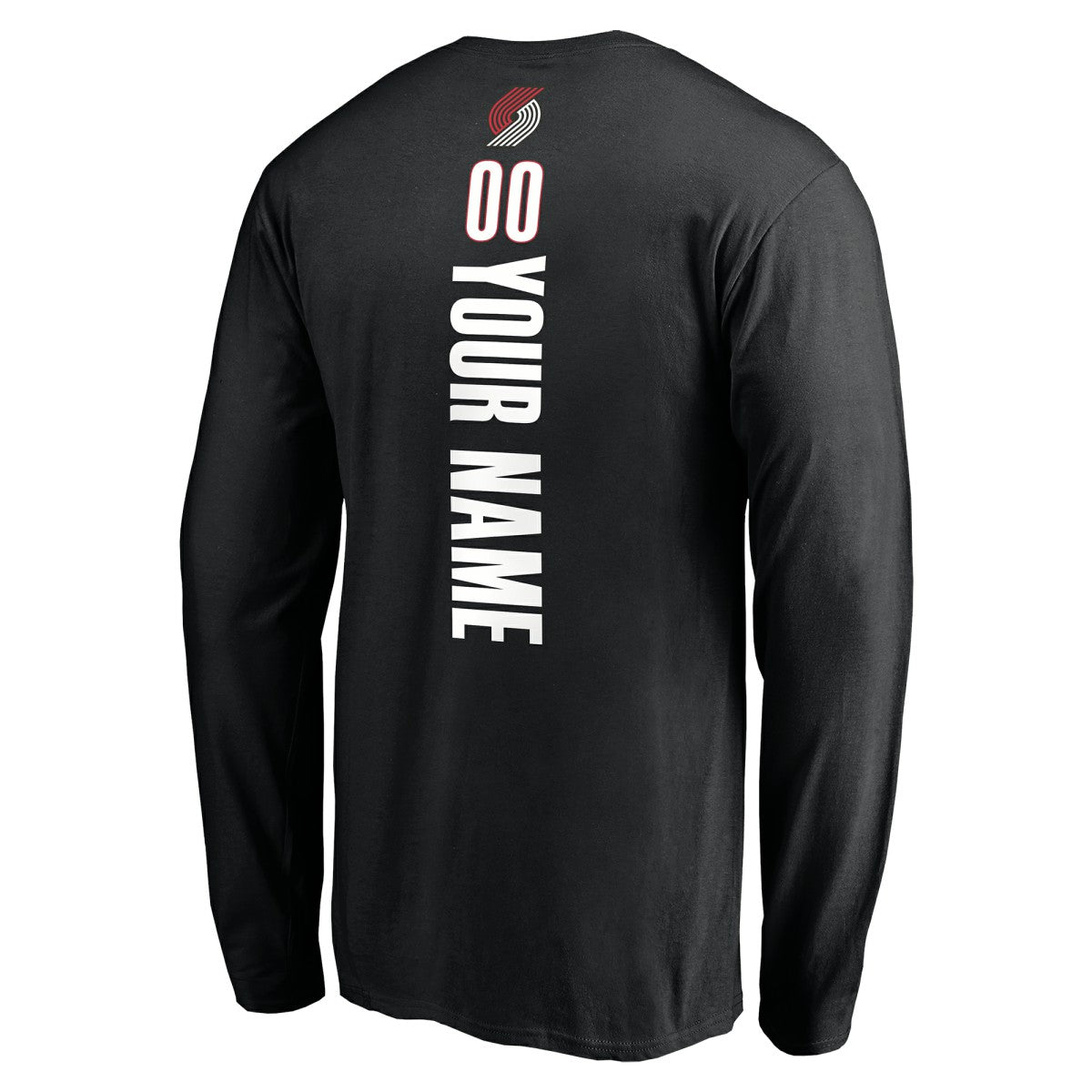 Portland Trail Blazers Playmaker Personalized Name & Number Long Sleeve T-Shirt Discount
