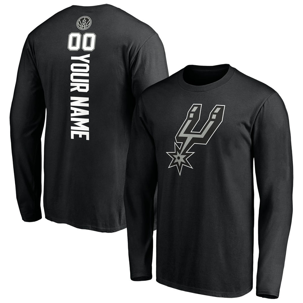 San Antonio Spurs Playmaker Personalized Name & Number Long Sleeve T-Shirt For Sale