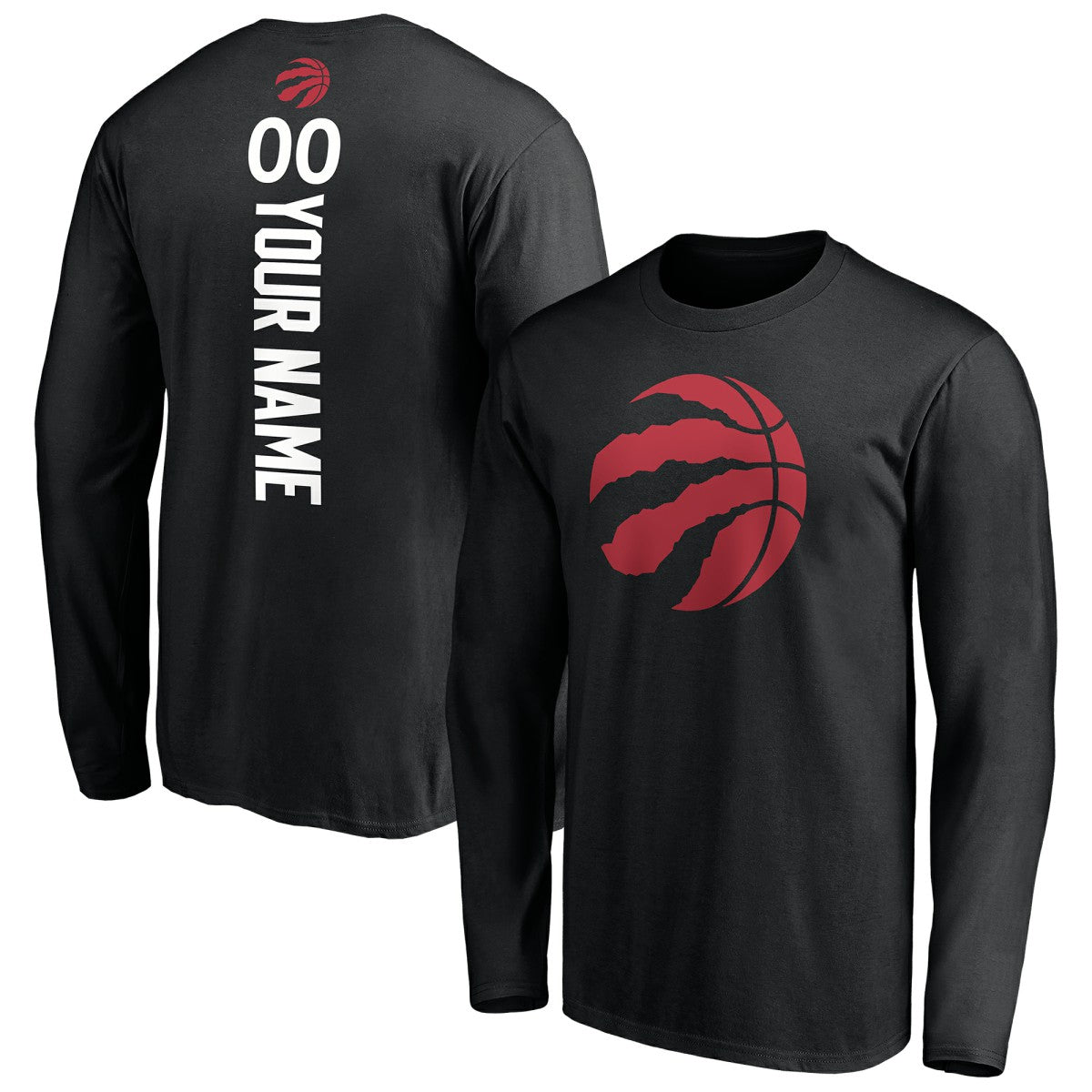 Toronto Raptors Playmaker Personalized Name & Number Long Sleeve T-Shirt Discount