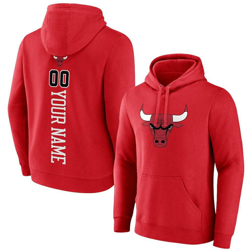 Chicago Bulls Playmaker Personalized Name & Number Pullover Hoodie Discount