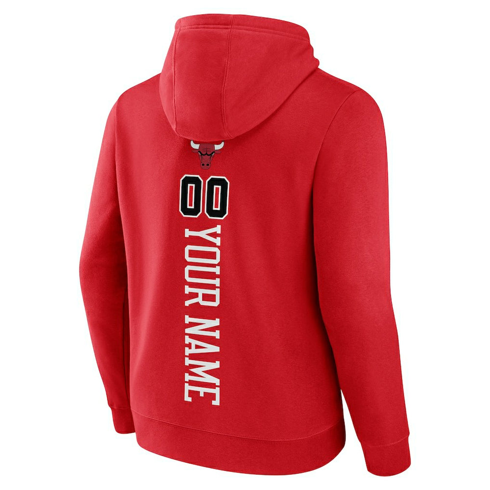 Chicago Bulls Playmaker Personalized Name & Number Pullover Hoodie Discount